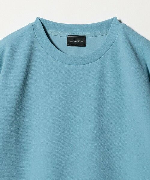 green label relaxing / グリーンレーベル リラクシング Tシャツ | アムンゼン ツイル クルーネック 半袖 Tシャツ カットソー -吸水速乾・UVカット・抗菌- | 詳細10