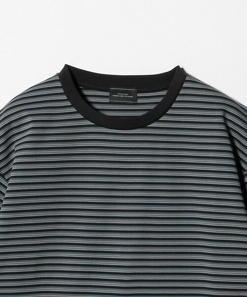 green label relaxing / グリーンレーベル リラクシング Tシャツ | ポンチ ボーダー クルーネック 半袖 Tシャツ カットソー | 詳細9