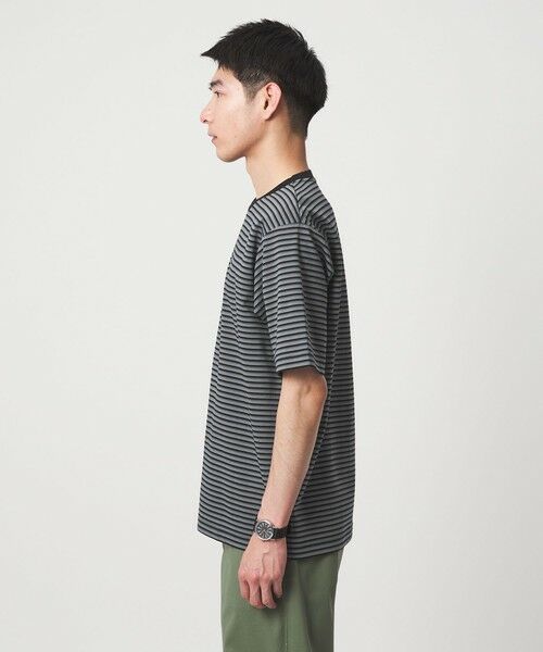 green label relaxing / グリーンレーベル リラクシング Tシャツ | ポンチ ボーダー クルーネック 半袖 Tシャツ カットソー | 詳細5