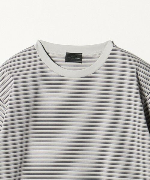 green label relaxing / グリーンレーベル リラクシング Tシャツ | ポンチ ボーダー クルーネック 半袖 Tシャツ カットソー | 詳細18