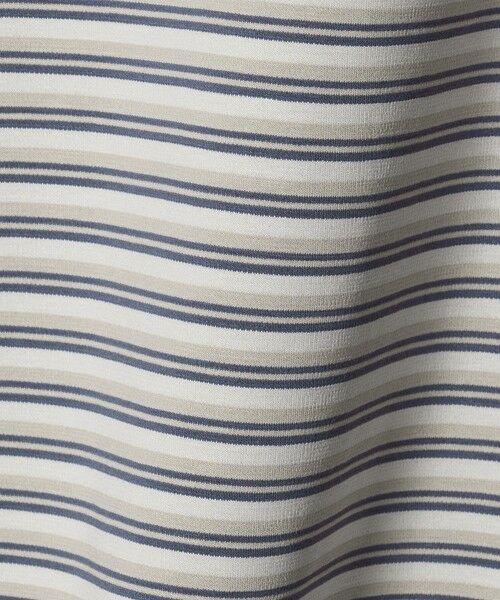 green label relaxing / グリーンレーベル リラクシング Tシャツ | ポンチ ボーダー クルーネック 半袖 Tシャツ カットソー | 詳細24