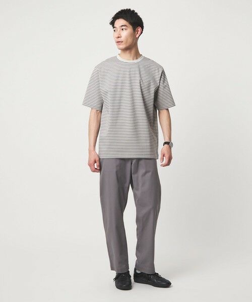 green label relaxing / グリーンレーベル リラクシング Tシャツ | ポンチ ボーダー クルーネック 半袖 Tシャツ カットソー | 詳細21