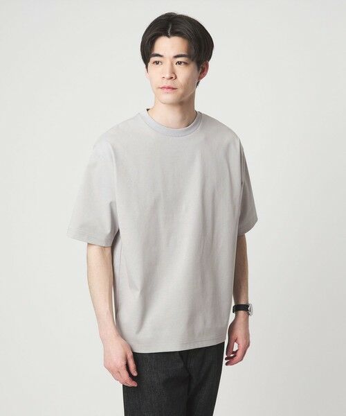 green label relaxing / グリーンレーベル リラクシング Tシャツ | 【WEB限定】JUST fit ポンチ 半袖 Tシャツ カットソー -汗染み防止- | 詳細15