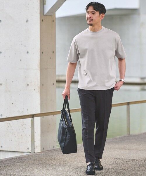 green label relaxing / グリーンレーベル リラクシング Tシャツ | 【WEB限定】JUST fit ポンチ 半袖 Tシャツ カットソー -汗染み防止- | 詳細9