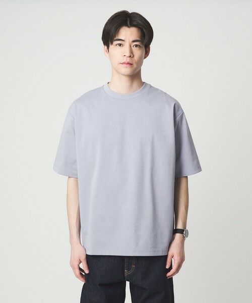 green label relaxing / グリーンレーベル リラクシング Tシャツ | 【WEB限定】JUST fit ポンチ 半袖 Tシャツ カットソー -汗染み防止- | 詳細23