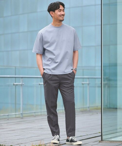 green label relaxing / グリーンレーベル リラクシング Tシャツ | 【WEB限定】JUST fit ポンチ 半袖 Tシャツ カットソー -汗染み防止- | 詳細13