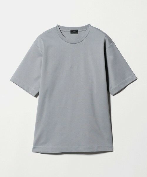 green label relaxing / グリーンレーベル リラクシング Tシャツ | Relaxing 半袖 Tシャツ カットソー -接触冷感-（MD.GRAY）