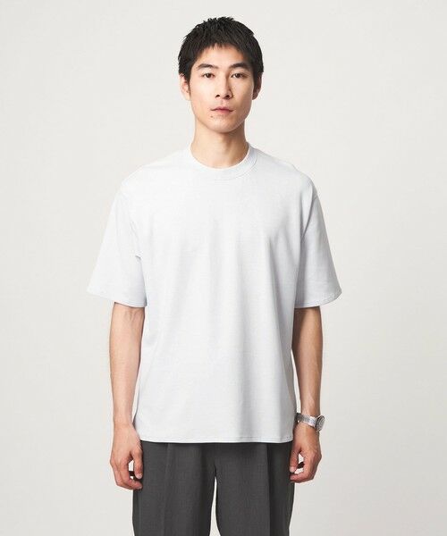 green label relaxing / グリーンレーベル リラクシング Tシャツ | ダブルフェイス クルーネック 半袖 Tシャツ カットソー -吸水速乾・抗菌- | 詳細4