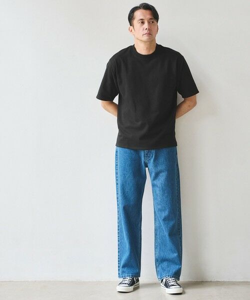 green label relaxing / グリーンレーベル リラクシング Tシャツ | ダブルフェイス クルーネック 半袖 Tシャツ カットソー -吸水速乾・抗菌- | 詳細3