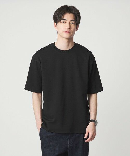 green label relaxing / グリーンレーベル リラクシング Tシャツ | ダブルフェイス クルーネック 半袖 Tシャツ カットソー -吸水速乾・抗菌- | 詳細4