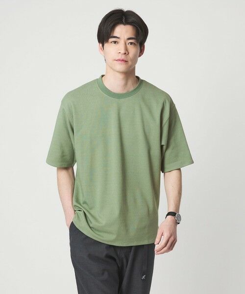 green label relaxing / グリーンレーベル リラクシング Tシャツ | ダブルフェイス クルーネック 半袖 Tシャツ カットソー -吸水速乾・抗菌- | 詳細19
