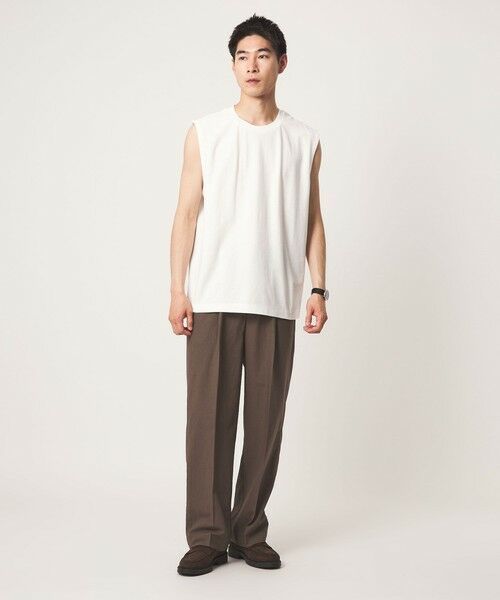 green label relaxing / グリーンレーベル リラクシング タンクトップ | アムンゼン ノースリーブ Tシャツ | 詳細1