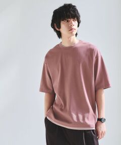 green label relaxing / グリーンレーベル リラクシング Tシャツ | ピケ フェイクレイヤード クルーネック 半袖 Ｔシャツ