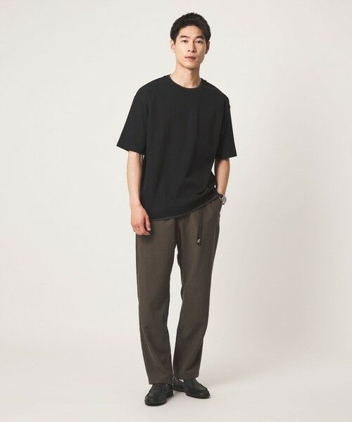 green label relaxing / グリーンレーベル リラクシング Tシャツ | ピケ フェイクレイヤード クルーネック 半袖 Tシャツ | 詳細7