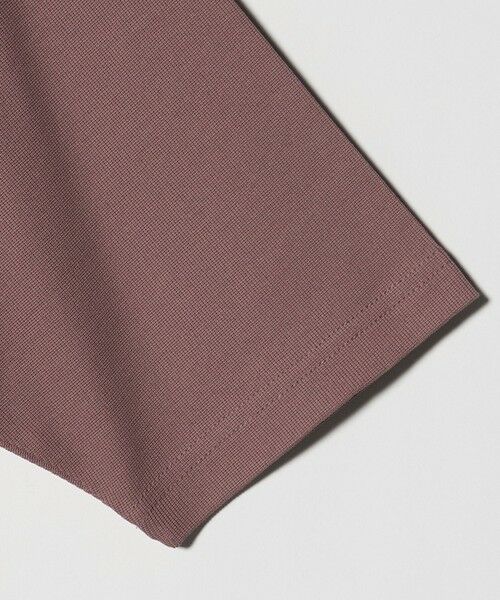 green label relaxing / グリーンレーベル リラクシング Tシャツ | ピケ フェイクレイヤード クルーネック 半袖 Tシャツ | 詳細11