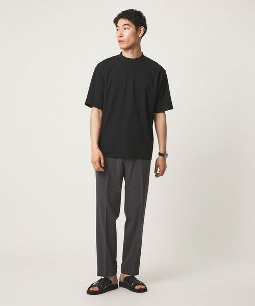 green label relaxing / グリーンレーベル リラクシング Tシャツ | 小野メリヤス ハイツイスト 半袖 Tシャツ -UVカット・吸水速乾- | 詳細5