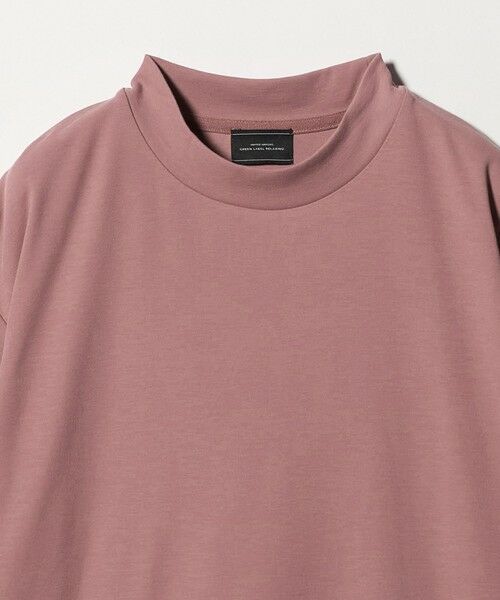 green label relaxing / グリーンレーベル リラクシング Tシャツ | 小野メリヤス ハイツイスト 半袖 Tシャツ -UVカット・吸水速乾- | 詳細6
