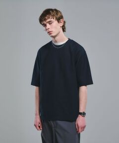 green label relaxing / グリーンレーベル リラクシング Tシャツ | GIZA ハニカム クルーネック 半袖 Tシャツ