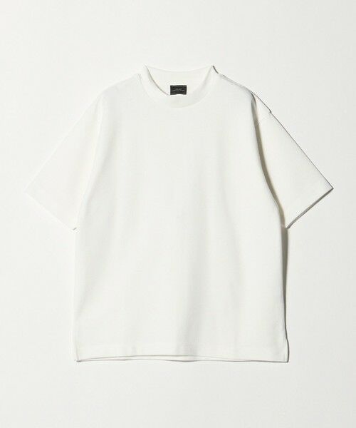 green label relaxing / グリーンレーベル リラクシング Tシャツ | GIZA ハニカム クルーネック 半袖 Tシャツ(WHITE)