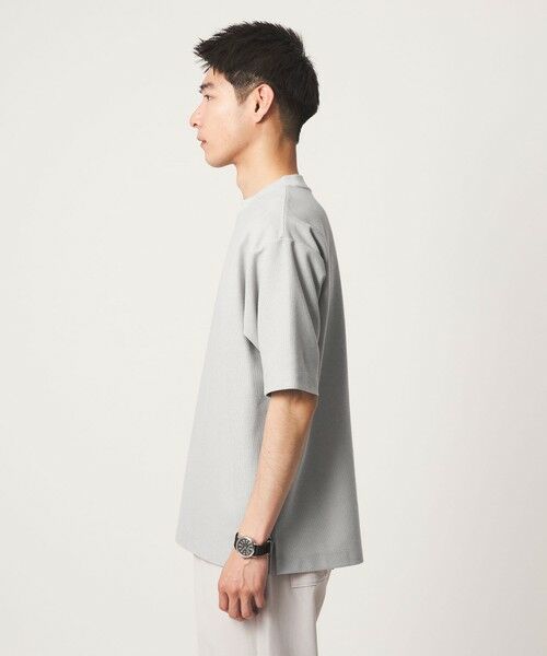 green label relaxing / グリーンレーベル リラクシング Tシャツ | GIZA ハニカム クルーネック 半袖 Tシャツ | 詳細7
