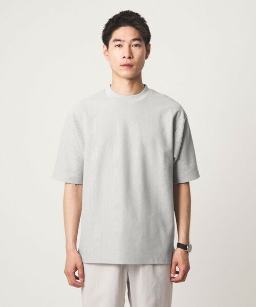 green label relaxing / グリーンレーベル リラクシング Tシャツ | GIZA ハニカム クルーネック 半袖 Tシャツ | 詳細6