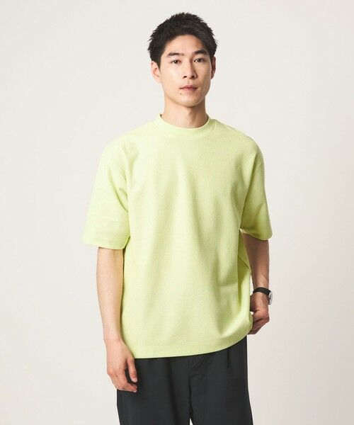 green label relaxing / グリーンレーベル リラクシング Tシャツ | GIZA ハニカム クルーネック 半袖 Tシャツ | 詳細13