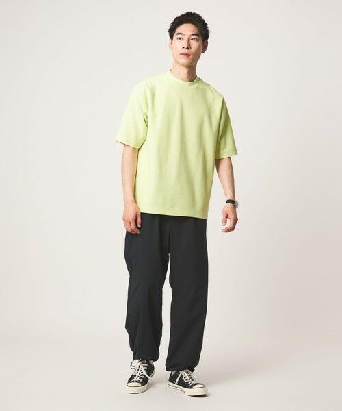 green label relaxing / グリーンレーベル リラクシング Tシャツ | GIZA ハニカム クルーネック 半袖 Tシャツ | 詳細14