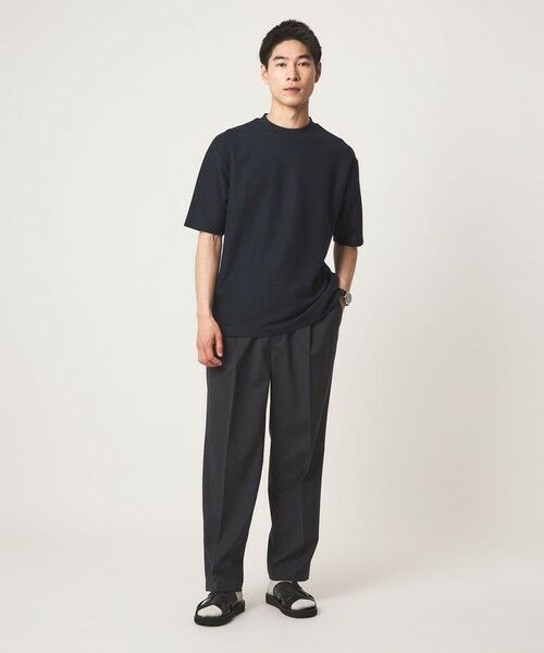 green label relaxing / グリーンレーベル リラクシング Tシャツ | GIZA ハニカム クルーネック 半袖 Tシャツ | 詳細22