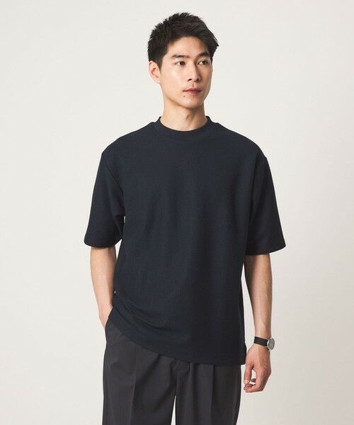 green label relaxing / グリーンレーベル リラクシング Tシャツ | GIZA ハニカム クルーネック 半袖 Tシャツ | 詳細21