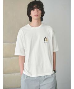 green label relaxing / グリーンレーベル リラクシング Tシャツ | DEYROLLE GLR プリント クルーネック 半袖 Tシャツ