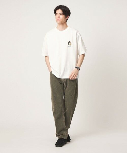 green label relaxing / グリーンレーベル リラクシング Tシャツ | DEYROLLE GLR プリント クルーネック 半袖 Tシャツ | 詳細4