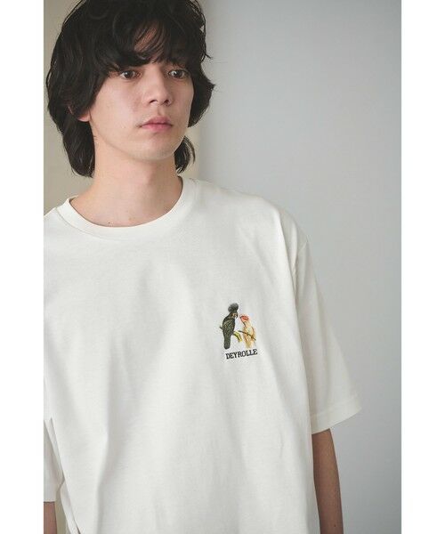 green label relaxing / グリーンレーベル リラクシング Tシャツ | DEYROLLE GLR プリント クルーネック 半袖 Tシャツ | 詳細2