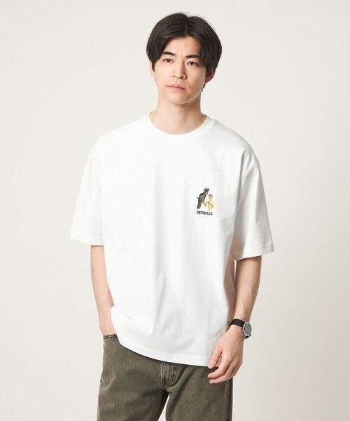 green label relaxing / グリーンレーベル リラクシング Tシャツ | DEYROLLE GLR プリント クルーネック 半袖 Tシャツ | 詳細3