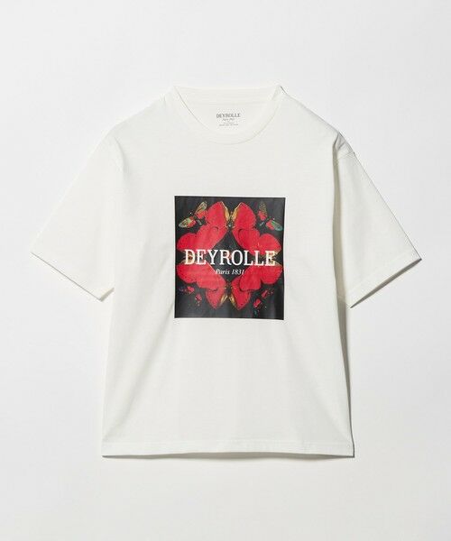 green label relaxing / グリーンレーベル リラクシング Tシャツ | DEYROLLE GLR プリント クルーネック 半袖 Tシャツ | 詳細9