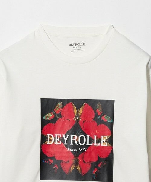green label relaxing / グリーンレーベル リラクシング Tシャツ | DEYROLLE GLR プリント クルーネック 半袖 Tシャツ | 詳細10