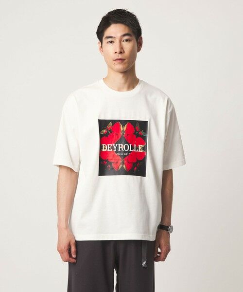 green label relaxing / グリーンレーベル リラクシング Tシャツ | DEYROLLE GLR プリント クルーネック 半袖 Tシャツ | 詳細7