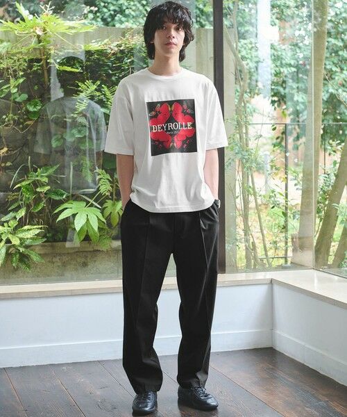 green label relaxing / グリーンレーベル リラクシング Tシャツ | DEYROLLE GLR プリント クルーネック 半袖 Tシャツ | 詳細11