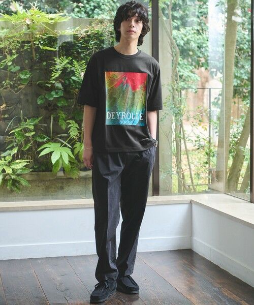 green label relaxing / グリーンレーベル リラクシング Tシャツ | DEYROLLE GLR プリント クルーネック 半袖 Tシャツ | 詳細12