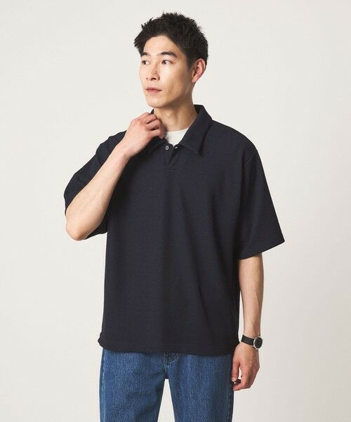 green label relaxing / グリーンレーベル リラクシング ポロシャツ | 【WEB限定】JUST fit ピケ パイル 半袖 ポロシャツ -吸水速乾・UVカット- | 詳細25