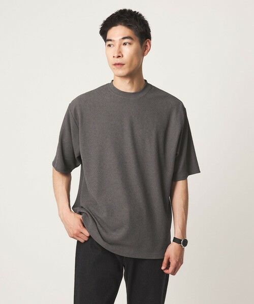 green label relaxing / グリーンレーベル リラクシング Tシャツ | 【WEB限定】JUST fit ピケ パイル 半袖 Tシャツ -吸水速乾・UVカット- | 詳細9