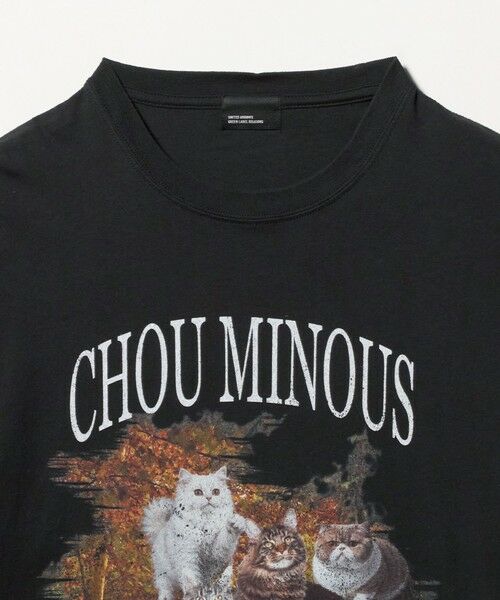 green label relaxing / グリーンレーベル リラクシング Tシャツ | 【WEB限定】＜GLR or＞キャット プリント 半袖 Tシャツ | 詳細1