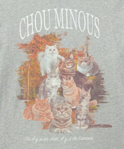 green label relaxing / グリーンレーベル リラクシング Tシャツ | 【WEB限定】＜GLR or＞キャット プリント 半袖 Tシャツ | 詳細13