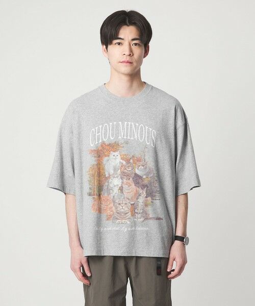 green label relaxing / グリーンレーベル リラクシング Tシャツ | 【WEB限定】＜GLR or＞キャット プリント 半袖 Tシャツ | 詳細6