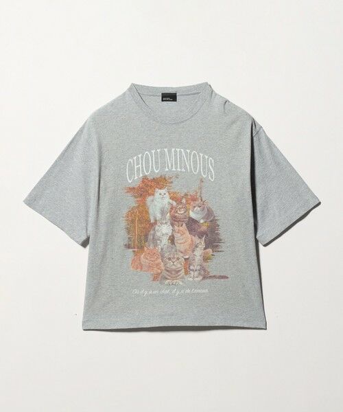 green label relaxing / グリーンレーベル リラクシング Tシャツ | 【WEB限定】＜GLR or＞キャット プリント 半袖 Tシャツ | 詳細9