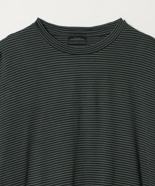 green label relaxing / グリーンレーベル リラクシング Tシャツ | FINE BASIC ボーダー Super100’s ウール 半袖 Tシャツ | 詳細7