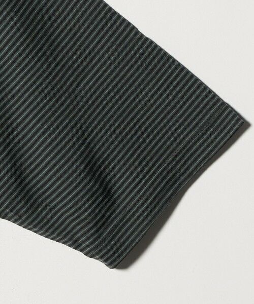 green label relaxing / グリーンレーベル リラクシング Tシャツ | FINE BASIC ボーダー Super100’s ウール 半袖 Tシャツ | 詳細8