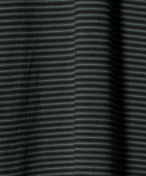 green label relaxing / グリーンレーベル リラクシング Tシャツ | FINE BASIC ボーダー Super100’s ウール 半袖 Tシャツ | 詳細9