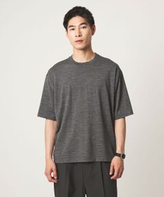green label relaxing / グリーンレーベル リラクシング Tシャツ | FINE BASIC ハシゴ Super100’s ウール 半袖 Tシャツ
