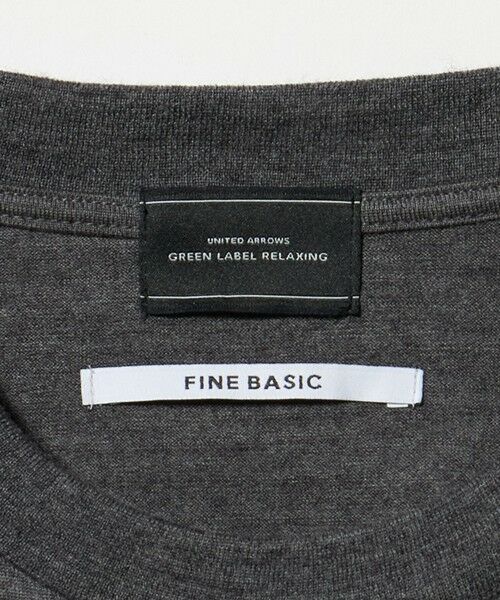 green label relaxing / グリーンレーベル リラクシング Tシャツ | FINE BASIC ハシゴ Super100’s ウール 半袖 Tシャツ | 詳細10