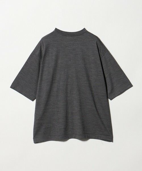 green label relaxing / グリーンレーベル リラクシング Tシャツ | FINE BASIC ハシゴ Super100’s ウール 半袖 Tシャツ | 詳細3